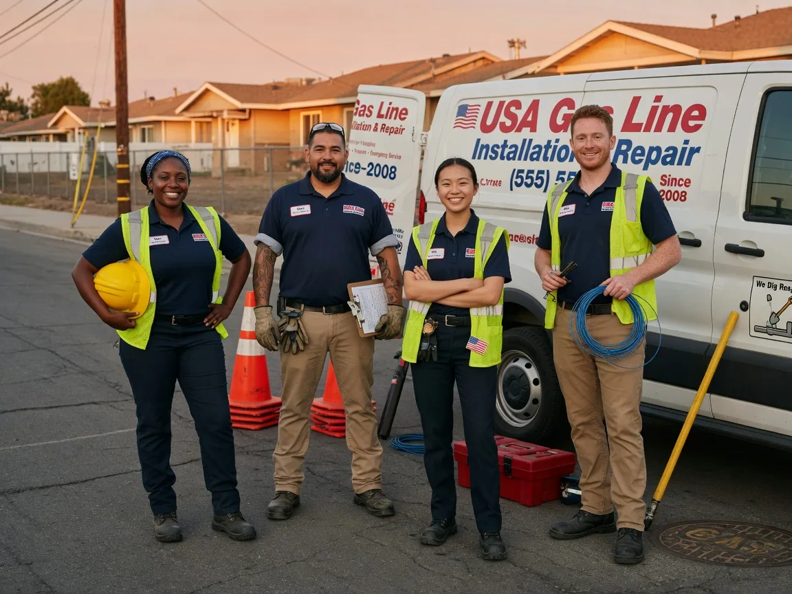 Gas Line Installation company in Dry Creek, LA